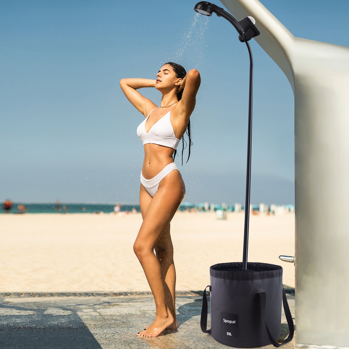 Spopal Collapsible Bucket with Handle 20L