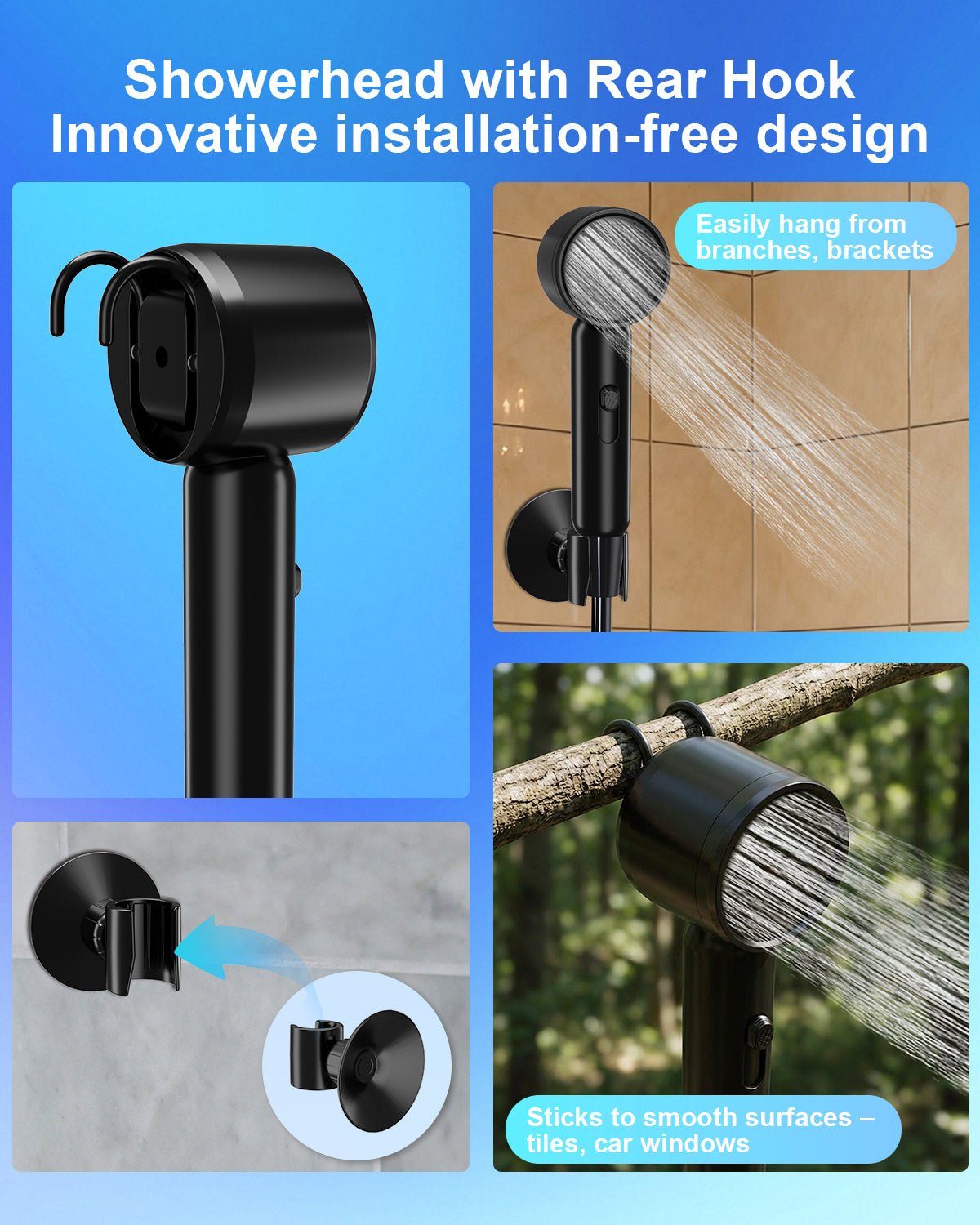 Spopal 5000mAh Rechargeable Camping Shower