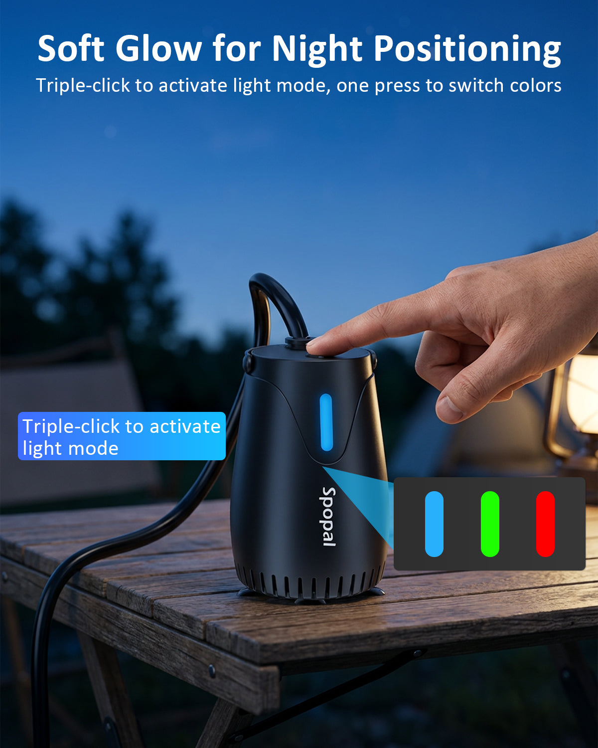 Portable Shower for Camping, 8000mAh