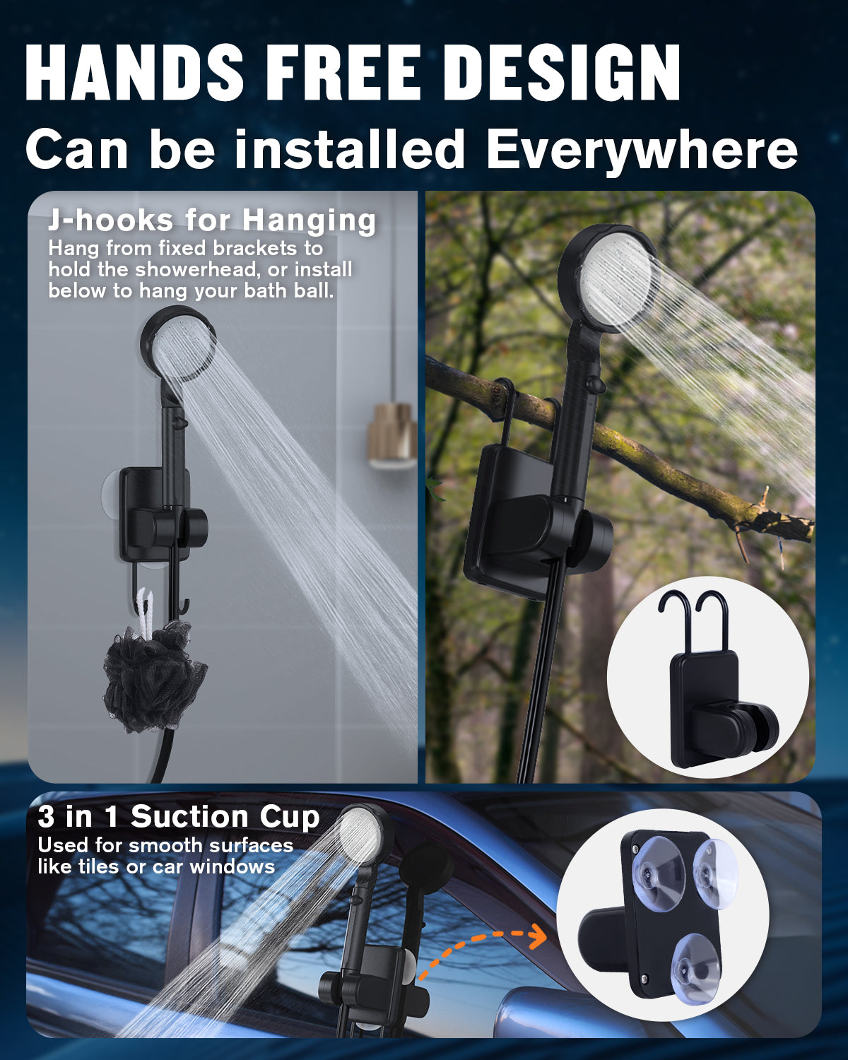 Spopal Portable Shower with 5-Gallon Water Jug