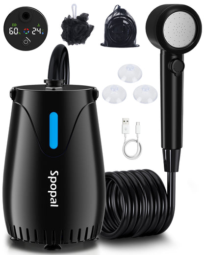 Portable Shower for Camping, 8000mAh