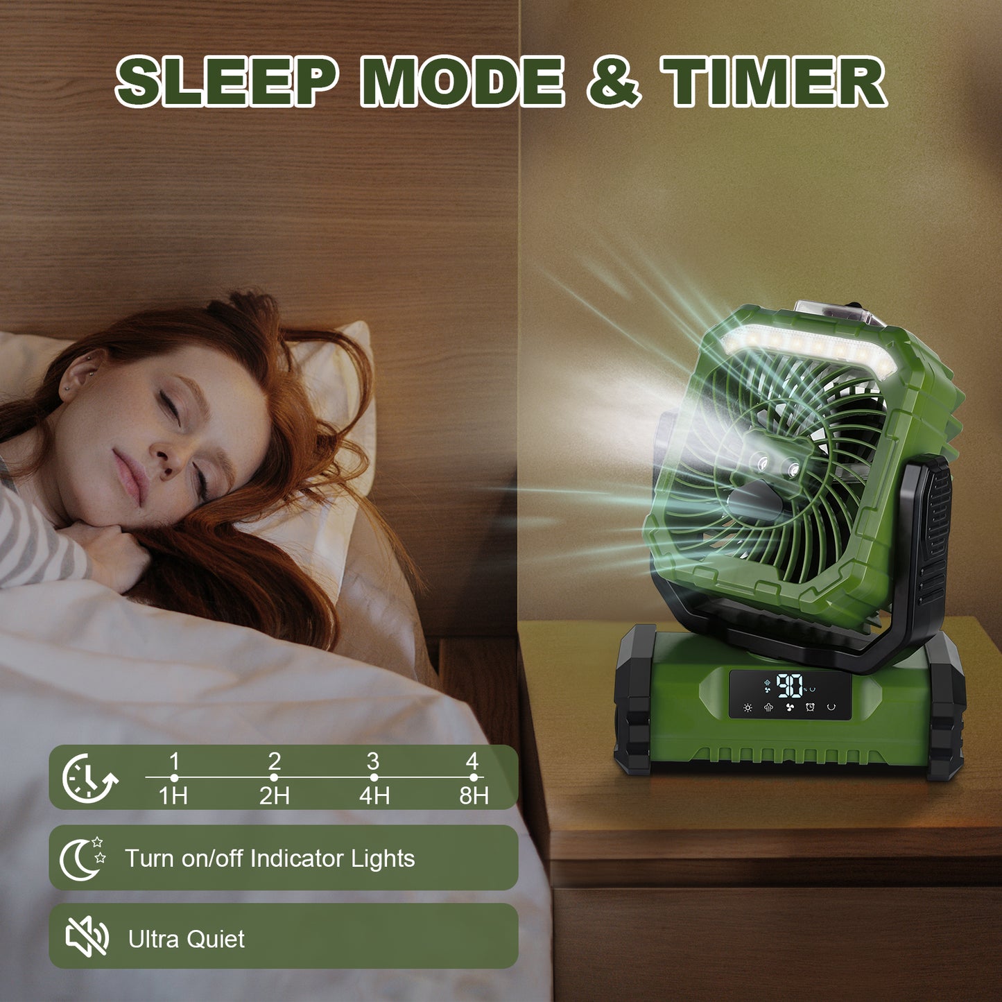 Spopal 20000mAh Portable Tent Fan