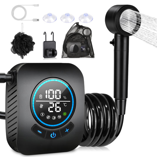 Spopal 8000mAh Rechargeable Camping Shower
